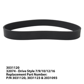 2X Replacement Belts 2031093 for Bissell Cleanview Bagless Vacuum Cleaner 1319, 1319A, 1320, 13202, 1320A, 1322, 1328, 1328V, 1329, 1330, 13302, 1330R, 1331, 1332, 1332R, 1333, 1334, 1327 by YTXXDEUS