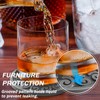 Silicone Coasters for Drinks,Resistant Reusable Drink Coasters-Great Gift for Birthday,