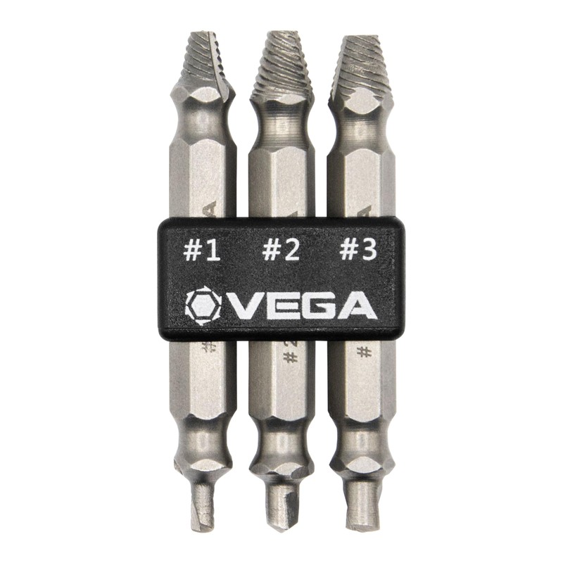 Stripped Screw Exactor Set - Vega Screw Remover & Extractor