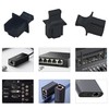 PDETVEO 20PCS RJ45 Port Dust Covers, Plastic Network Protector Caps