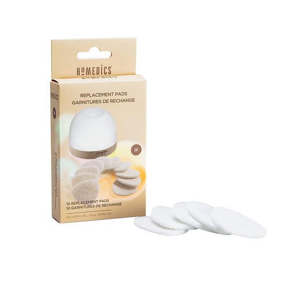 HoMedics Essential Oil Replacement Pads - ARMH-110 Diffuser Compatible, 10 Count (Pack of 1)