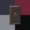Amerelle 163RDDB Century Wallplate, 1 Rocker / 1 Duplex Outlet,