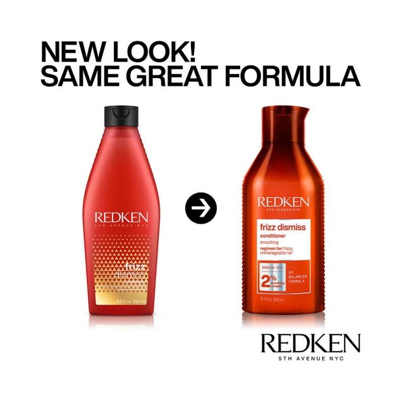 Redken Frizz Dismiss Shampoo 300ml & Conditioner 300ml Duo