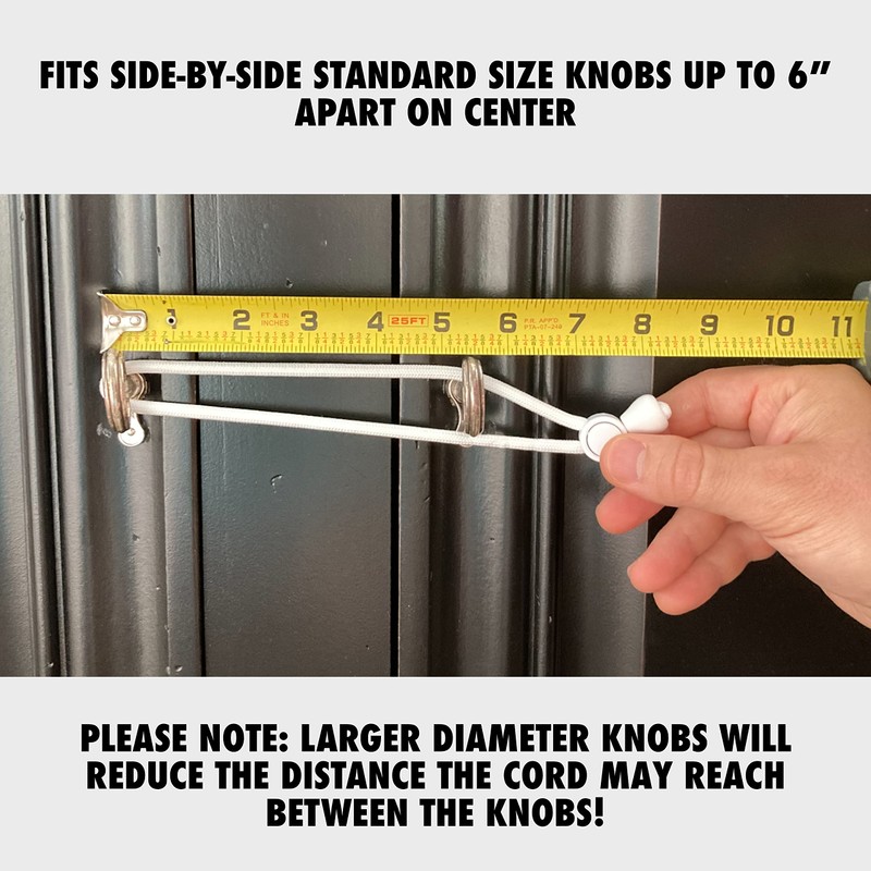 KISCORDS - Baby Safety Cabinet Lock Latch / 2 Pack