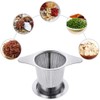 Anpro 2 Stück Teesieb für Losen Tee, Teefilter Edelstahl 304