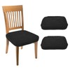 sourcing map 2Pcs Stretch Jacquard Seat Covers, Dining Chair Seat
