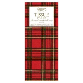 Caspari Royal Plaid Tissue Paper - 16 Sheets Included