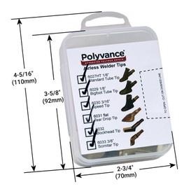 Airless Plastic Welder Welding Tip Assortment