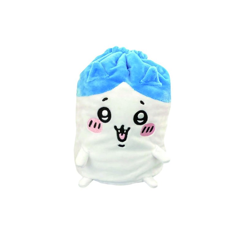 Marushin 0775038400 Mascot Blanket with Drawstring Chiikawa, Fluffy Hachiware, Approx.