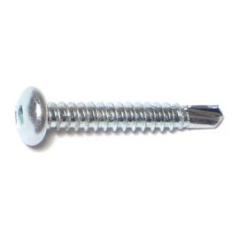 Unbranded #10-16 x 1-1/4" Zinc Square Pan Head Self-Drilling Screws (30 pcs.)