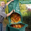 60 Gallon Leaf Collector,Collapsible Lawn & Leaf Bag,Heavy Leaves Pick