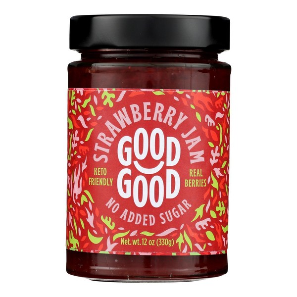 Good Good - Jam Strawberry No Sugar - Case Of