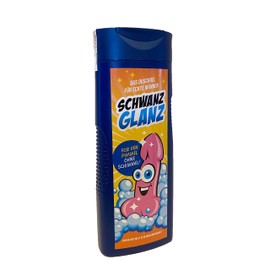 1 x SchwanzGlanz shower gel for men with a great , shampoo, joke item, gift idea, men's gift, birthday gift, Father's Day gift, fun gift for boyfriend