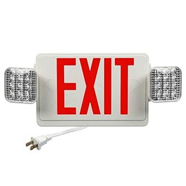 Corded Exit Sign Combo