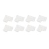8pcs LED Strip Light Connector Professional Transparent 3Pin L Shaped