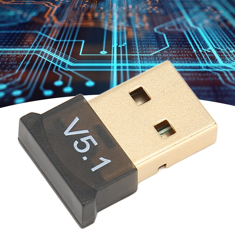 Topiky USB BT Adapter for PC, BT 5.1 Dongle Receiver,