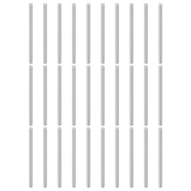 sourcing map 50pcs Dowel Pins M2.5(2.5mm) x 35mm 304 Stainless Steel Cylindrical Shelf Support Peg Pin Rod Fasten Elements for Metal Devices Wood Furniture DIY Installation, Silver