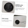 TEHAUX 4 Pcs Lens Cover Replacement Dustproof Splashproof Camera Lens