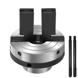 3-1/4 inch 2-Jaws Pen Drilling Wood Lathe Chuck with 1" X 8TPI Headstock Thread, Dedicated Reversible Self-Centering Pen Drilling Lathe Chuck for Woodturning Pen Turning Lathe