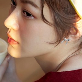 Gold/Silver Color Bow Earrings for Women - 1/2 Pair Ribbon Earrings, Gold-Plated Bow Stud Earrings, Cute Bow Knot Earrings, Fadeless Bow Knot Earring, Ribbon Bow Stud Earrings Gifts