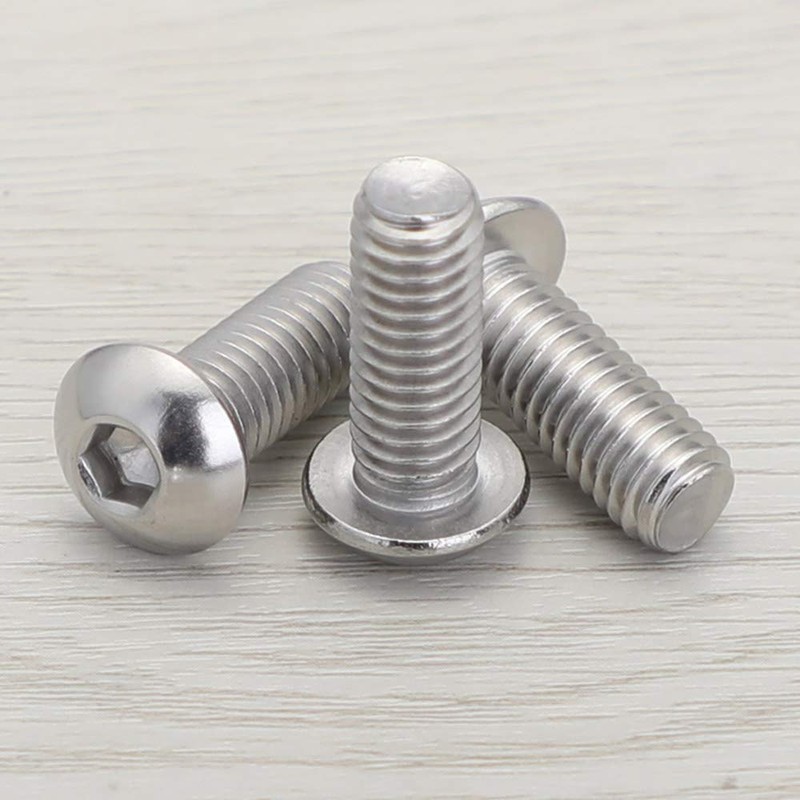 M8-1.25 x 25mm Button Head Socket Cap Screws, Stainless Steel