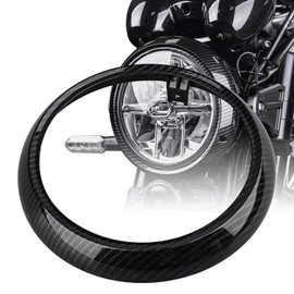 Headlight Rim Cover for Z900RS (2018-2024) / SE (2022-2023) / W800 CAFE (2019-2020) / W800 (2020-2024) Headlight Rim Cover ABS Headlight Cover Custom Parts (5D Carbon Look)