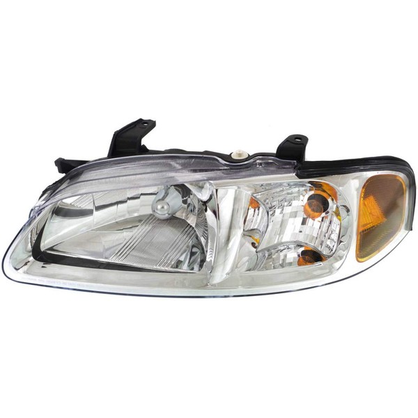 For Nissan Sentra 2002 2003 Headlight Assembly CA/GXE/XE Model Chrome