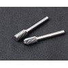 YUFUTOL Carbide Burrs Set 10pcs Double Cut Solid Carbide Rotary