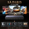 UGREEN HDMI Switcher, 5 Input, 1 Output, 8K @ 60Hz,