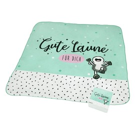 Sheepworld - 46465 Magic Towel, Good Mood for You, 30 cm x 30 cm, Cotton