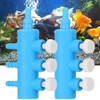 Aquarium Air Control Distributor, 2pcs Aquarium 2 Way Air Pump
