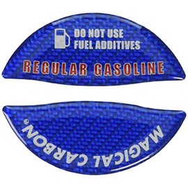 HASEPRO CFER-2B Magical Carbon [Fuel Cap Emblem] Regular Type (Blue) For Nissan