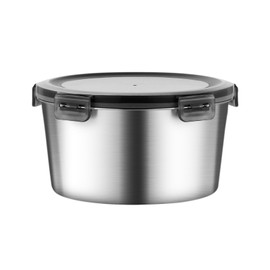 MAXCOOK 316L Stainless Steel Food Storage Containers with Lids, 71oz Airtight Metal Meal Prep Containers,Bento Lunch Box for Kitchen, Picnic & Camping（2100ml）