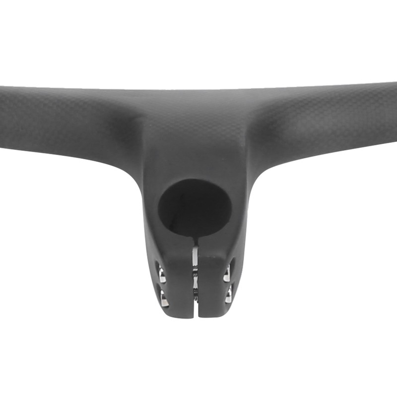 Mountain Bike Handlebars Carbon Fiber Integrated Handlebar Minus 17 Degrees