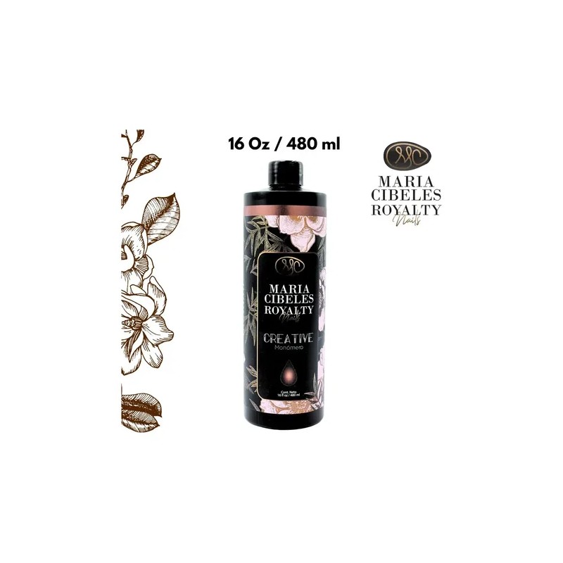 Monomero 16oz Líquido Acrílico Frutos Rojos Mc Royalty Nails