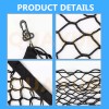 SHENKENUO Trunk Envelope Cargo Storage Nylon Net Plus Mounting for
