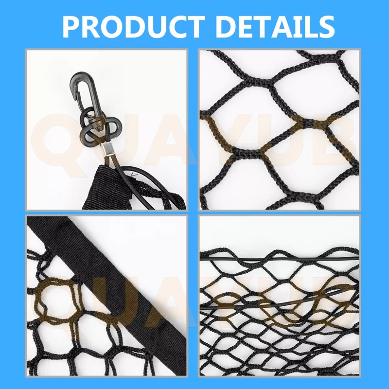 SHENKENUO Trunk Envelope Cargo Storage Nylon Net Plus Mounting for