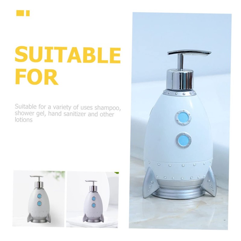 Mikinona Large Capacity Shampoo Dispenser Soap Bottle Pump Bathroom Lotion