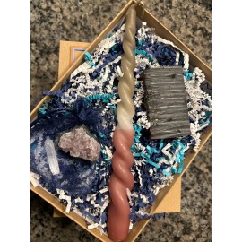 Witchy Personal Protection Kits - With Handmade Soap, Spell Candle & Crystals