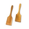 2 Pack Wooden Spatula Set for Cooking, Frying, Turner, Kitchen