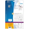 HERMA 5071 Dia Etiketten, 25 Blatt, 43,2 x 8,5 mm,