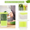 2 Pieza conservador de hierbas frescas,cilantro contenedor con colador extraíble