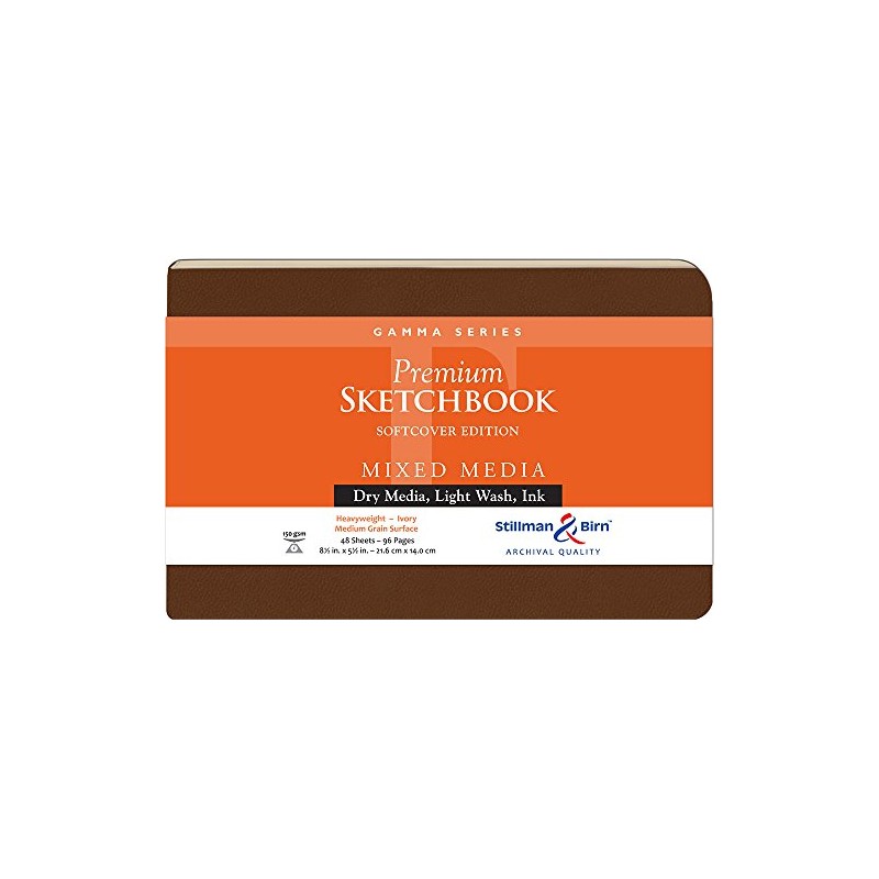 Gamma Softcover Sketchbook 8.5X5.5 Ls