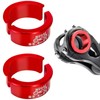 Pack of 4 Bicycle Handlebar Washers, 25.4-31.8 mm Bicycle Handlebar