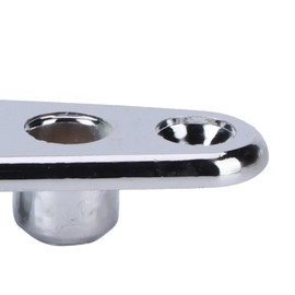 Guitar String Through Plate Ferrule Bushing Plate Zinc Alloy Guitar Parts Replacement Accessories (Silver)