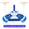 Havrlqi Pool Vacuum Head with,Pool Vacuum Head with Side Brush