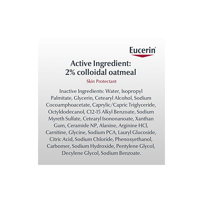 Eucerin Eczema Relief Cream and Body Wash, Colloidal Oatmeal Enriched,
