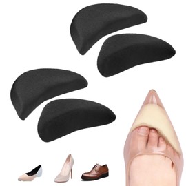 Fluid dragon Anti-Shoe Pad, Toe Cushion, Sponge, Memory Foam, Toe Gap Filling, Pumps, Size Adjustment, Eliminates Cracking, Toe Protection, Anti-Slip Toes, Prevents Slipping, Prevents Slipping,