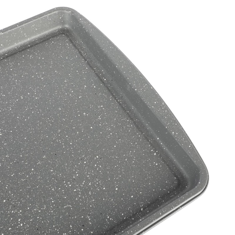 Oster Greystone 3 Piece Carbon Steel Nonstick Kitchen Baking Pans/Cookie