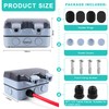 Delgada 2 Gang Waterproof Outlet with Cover 15 Amp Outdoor